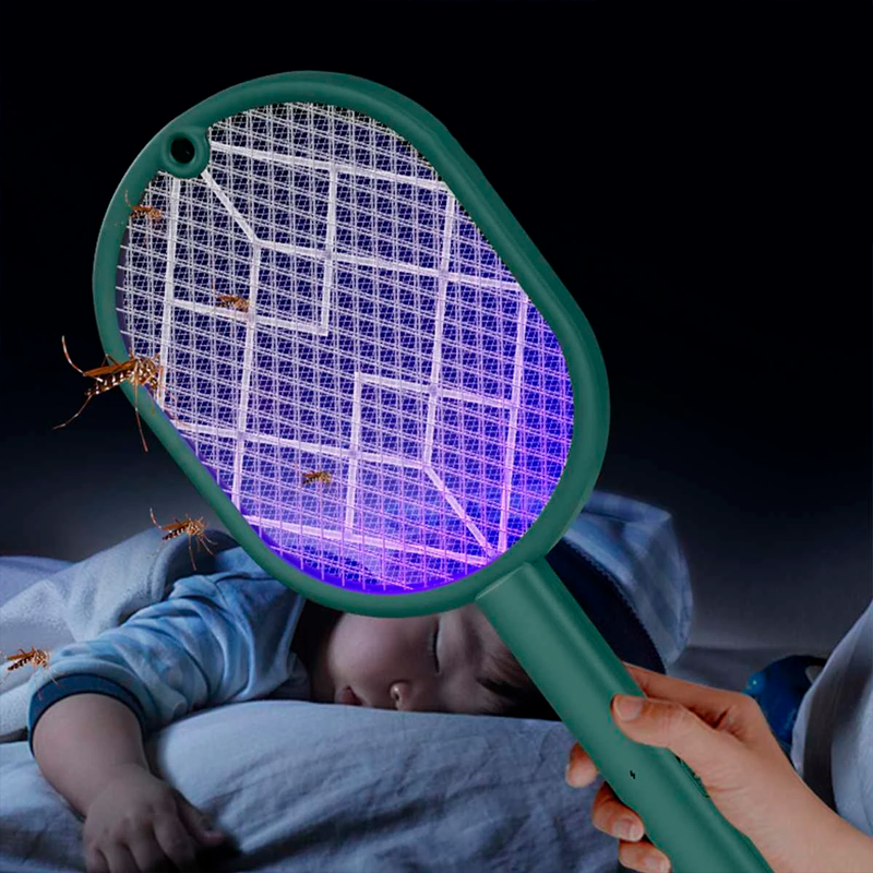 Raquete Elétrica Ultra Violeta Para Mosquitos e Insetos